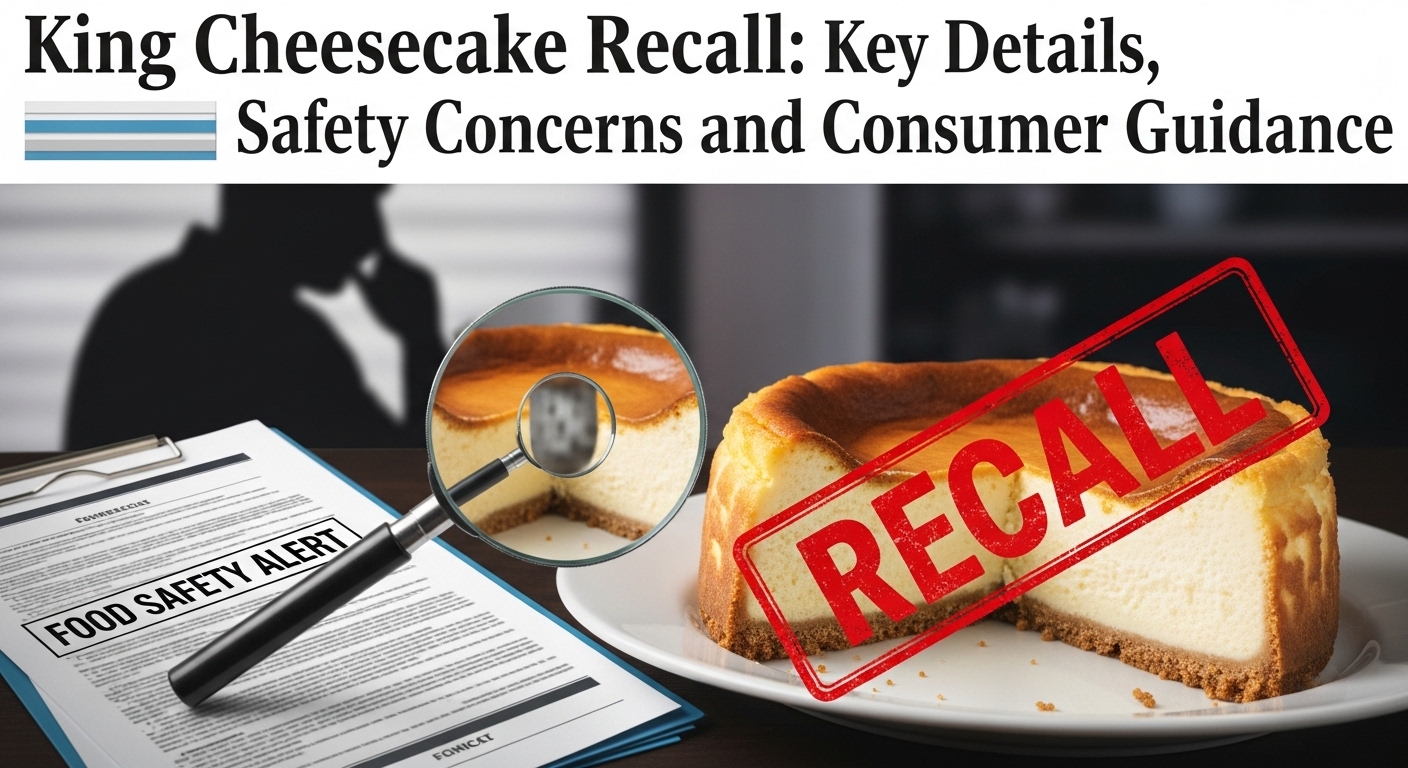 King Cheesecake Recall: Key Details, Safety Concerns, and Consumer Guidance