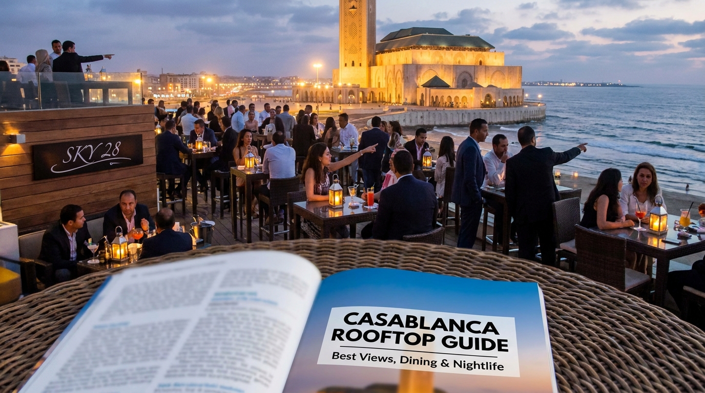 Casablanca Rooftop Guide: Best Views, Dining Experiences, and Nightlife in Morocco’s Iconic City