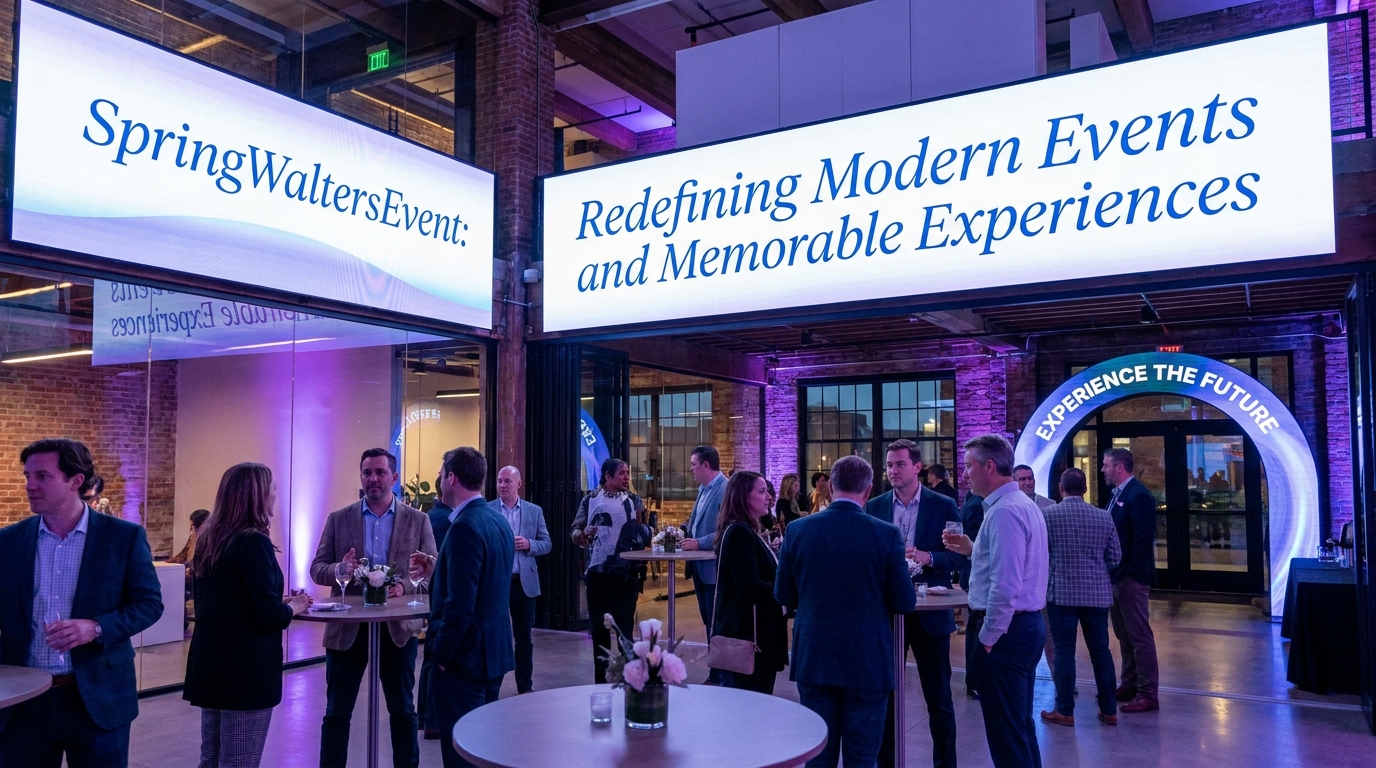 SpringWaltersEvent: Redefining Modern Events and Memorable Experiences