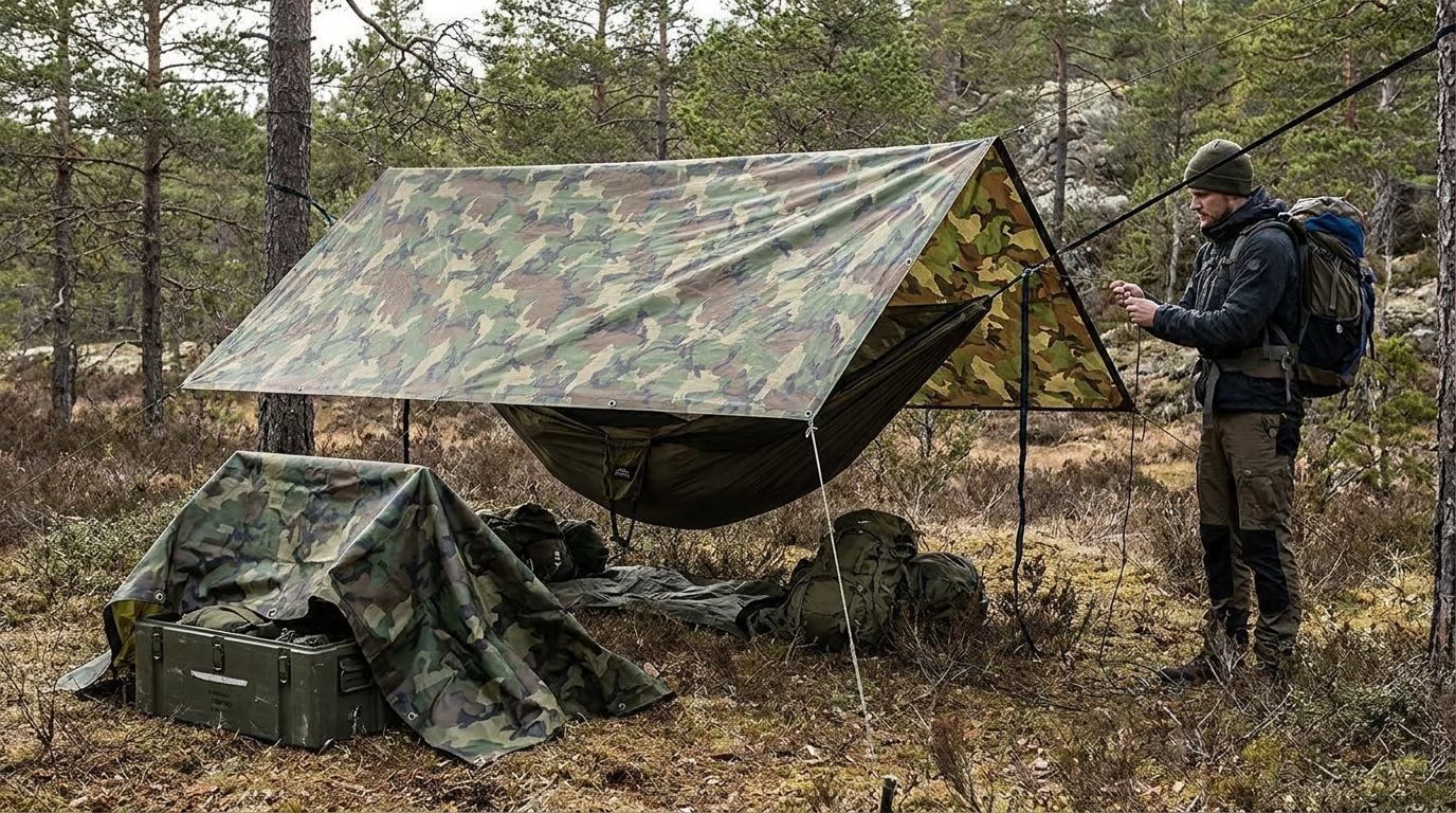 Tarnplanen explained: uses, benefits, materials, and how to choose the right camouflage tarp